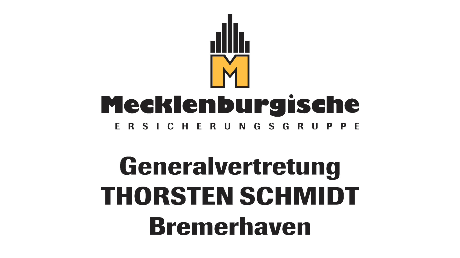 MECKLENBURGER GENERALVERTRETUNG THORSTEN SCHMIDT FÜR BREMERHAVEN